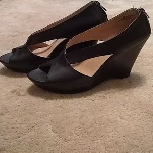 Nine West Majority Wedge Heel Sandal Open Toe